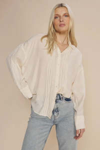 Mos Mosh: Mos Mosh Pera Boheme Soft Shirt Ecru