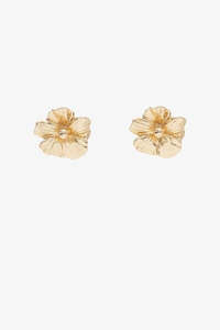 Jewellery: In Bloom Earrings Gold