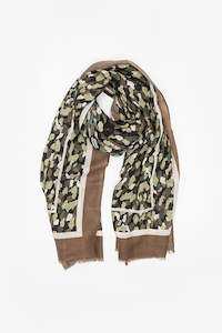 Winter Camo Scarf forest Tones