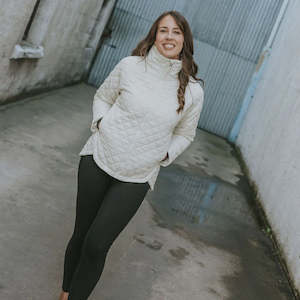 Melissa Quilt Jacket Cream