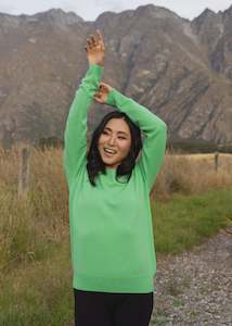 Jumpers: Ever be Round Sweater Emerald