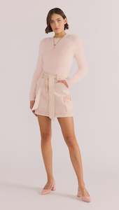 Jumpers: Clover Fluffy Sweater Light Pink