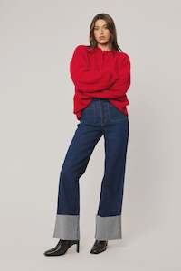 Rollas: Elodie Cardigan in Crimson