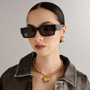 Accessories: Contemplation Sunglasses Black