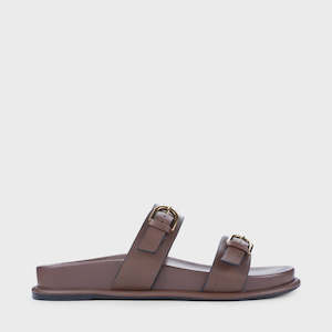 Shoes: Valise Sandal in Chestnut