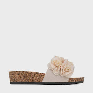 Shoes: Corsage Sandal in Natural
