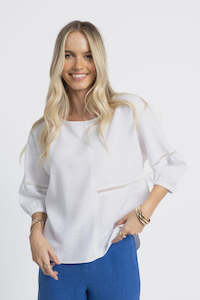 Millie Top White