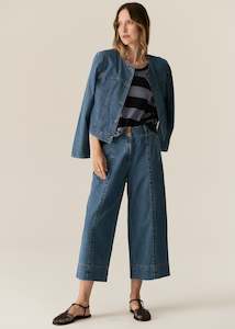 Pol: Carsen Jacket Light Wash