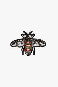Antler: Ruby Bee Brooch