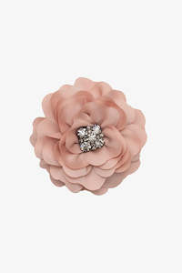 Blush Flower Brooch Clip