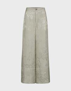 Bottoms: Biby Flawo Stripe Pant Moss Grey