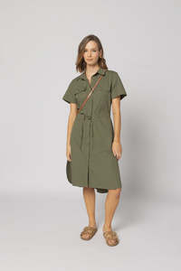 Biddy Dress Khaki