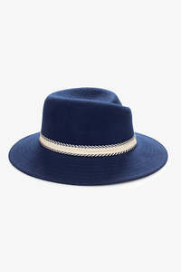 Accessories: Franklyn Fedora l Navy