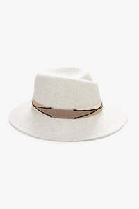 Accessories: Franklyn Fedora l Oat Marl