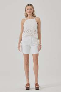 Rollas: 90s Relaxed Short Vintage White