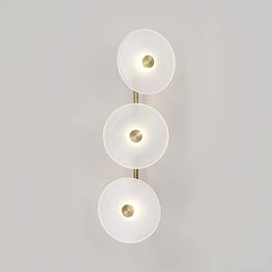 Coral Trio Rod Wall Light - (Off-Centered)