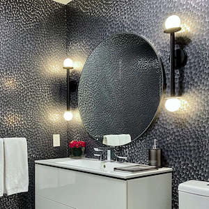 Generation Lighting: Nodes Two Light Wall Sconce by Kelly Wearstler