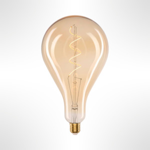 Accessories: PS160 Maxi Amber Coated Flexible Filament LED Globe