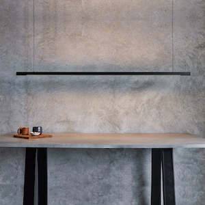 Customised Led Linear Pendant Lights: L.I.M. LED Linear Pendant | Black