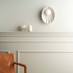 Robert Gordon: Ceramic Wall Oyster Sconce Light