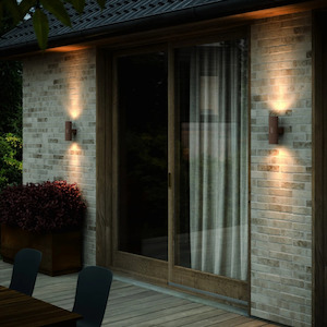 Outdoor: Kyklop Ripple Wall Light