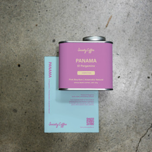 Coffee Beans: Panama coffee Competition Grade - El Pergamino Pink Bourbon Anaerobic Natural