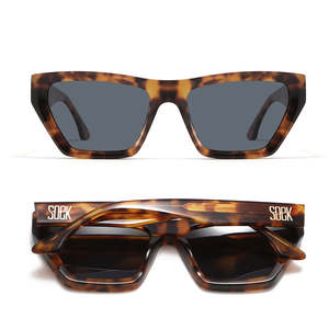 Soek Sunglasses All: BEYOND SUNKISSED - Bio Acetate Tortoise Frame l Black Polarised Lens