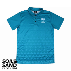 Products: Polo Shirt – Teal Soil and Sand