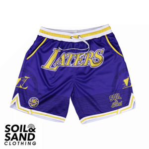 Products: Laters Shorts – Deep Purple Soil and Sand