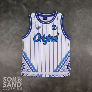 Products: Kids Original Singlet – White Soil and Sand