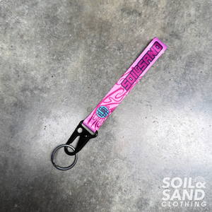 Products: Wrist Keychain – Pink Soil and Sand