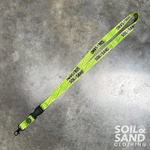 Products: Lanyard – Lime Green Soil and Sand