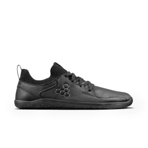 Mens Active: [PRE-ORDER] Vivobarefoot Primus Asana Leather Mens Obsidian (ETA. LATE MARCH)