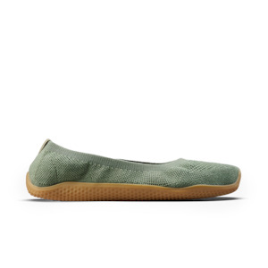 Vivobarefoot: [PRE-ORDER]Vivobarefoot Asana Yin Ballerina Knit Womens Dusty Green  (ETA. LATE MARCH)