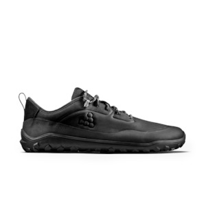 Womens Outdoor: Vivobarefoot Tracker Leather AT Low Womens Obsidian