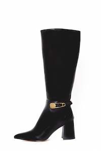 Tess Gold Pin long boot WIDE