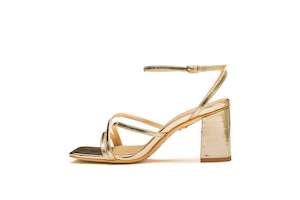 Bridal: Ky Sandal Heel Gold