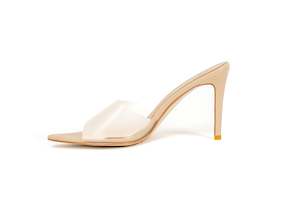 Sale: Court Mule Heel Nude