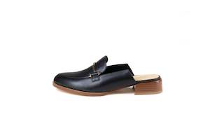 Workwear: Aria Flat Mule Black