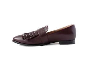 Workwear: Stud Loafer Burgundy