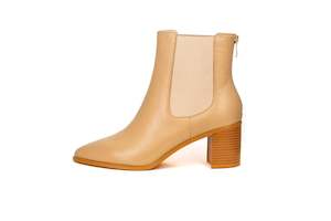 Aw22: Zoey Ankle Boot Blush Beige