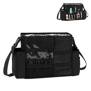 Makeup Bag, Large Capacity Makeup bag with 2 x Adjustable straps Sole Wig Works