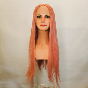 Dusty Pink with middle parting Sole Wig Works