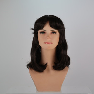Products: long straight cut with longer fringe Sole Wig Works