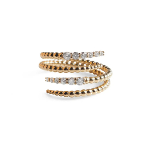 Diamond Ring in 18K Gold - Solitaire De Parnell