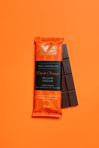 Home Page Slider: Dark Orange 70% Chocolate Bar - 55g