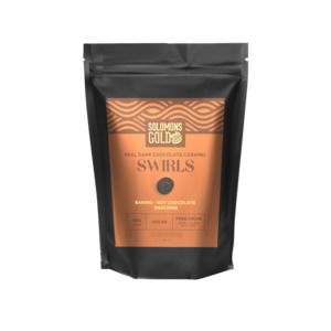 Wholesale: Dark Chocolate Swirls Caramel 58%, 1kg