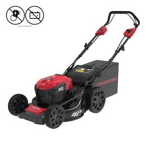 40v Cordless Tools: Powerworks 40V 46cm/18" self-propelled lawnmower (skin only)
