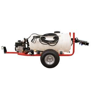 Sprayers: FIMCO 247L Trailer Sprayer with 4 Roller Pump and 7 Nozzle Boom