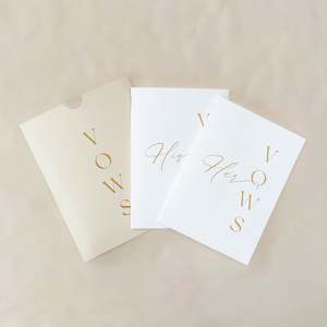 Frontpage: Vow Books Set